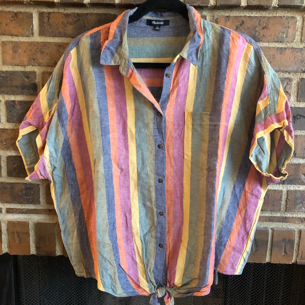 Madewell XL striped shirt